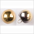 Gold Glass Button - 20L/12.5mm