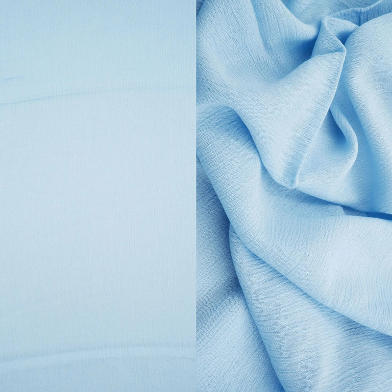 1 Yard Rayon Crepon Solid Woven Fabric Textured Soft Drapery Accent 50/51" Width