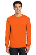 Camiseta de manga larga con cuello redondo Gildan DryBlend | Camiseta que absorbe la humedad