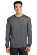 Camiseta de manga larga con cuello redondo Gildan DryBlend | Camiseta que absorbe la humedad
