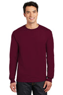 Camiseta de manga larga con cuello redondo Gildan DryBlend | Camiseta que absorbe la humedad