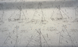Sunbrella Point Of Sail Sunbrella Acrylic Fabric - Blue Sky Nautical Sailboat Sketch, 54" Width (1 Yard)