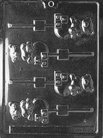 Bear on Blocks Lolly Chocolate Mold