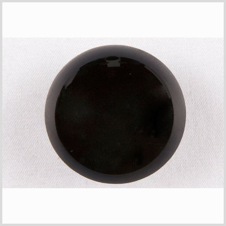 Black Glass Button - 28L/18mm