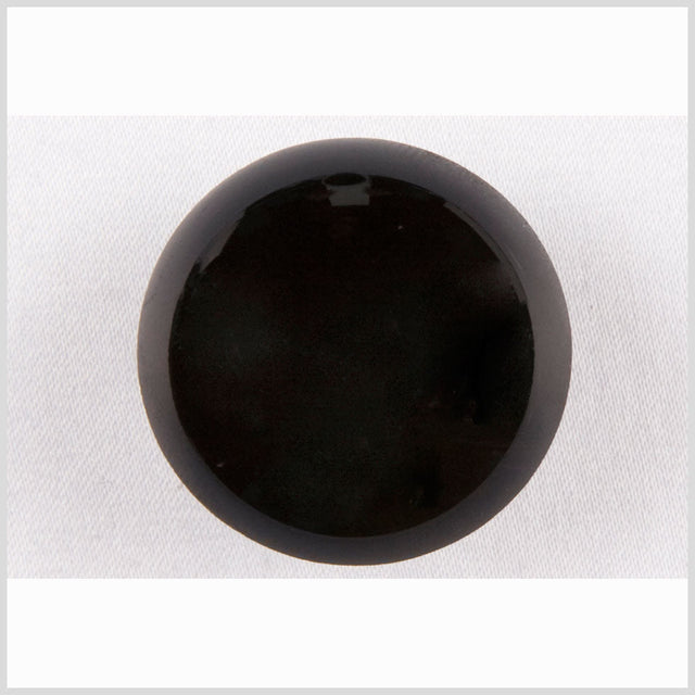 Black Glass Button - 28L/18mm