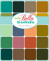 Cotton Charm Pack Bella Solids 2025 5" x 5"