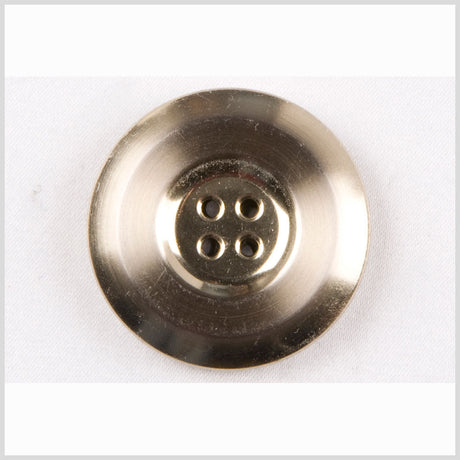 New Silver/Alpaca Metal Coat Button - 44L/28mm