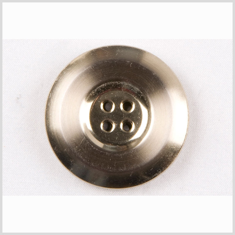 New Silver/Alpaca Metal Coat Button - 54L/34mm