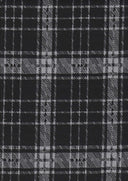1 Yard 58/60" Double Knit Plaid Jacquard Fabric 95% Polyester 5% Spandex 240 GSM