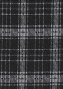 1 yarda de tela jacquard de punto teñida en hilo con estampado a cuadros, mezcla de poliéster, rayón y spandex elástico, ancho de 58/60 pulgadas