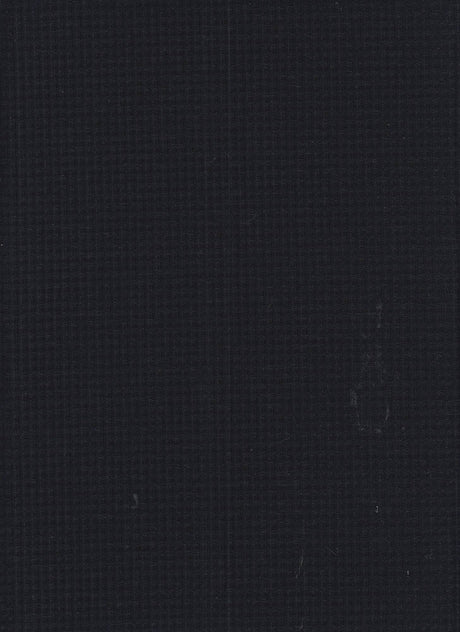 Stretch Knit Fabric Black Ribbed