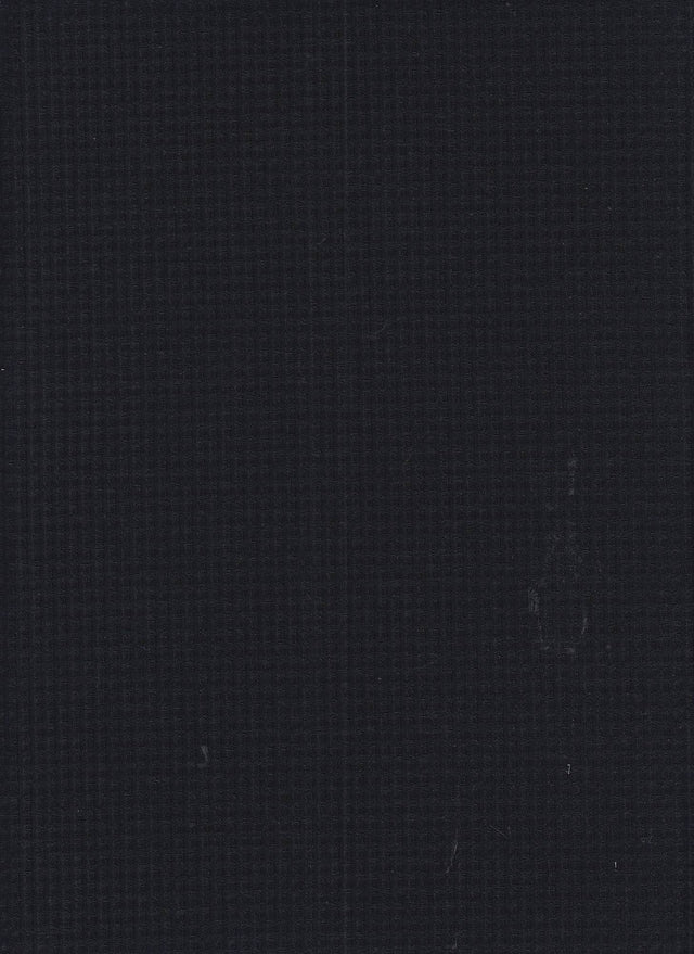 Stretch Knit Fabric Black Ribbed