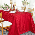 Rectangular Polyester Tablecloth 72x120 Apple Red