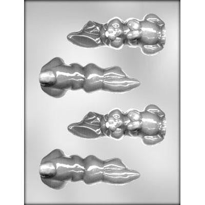 3D Flop Earred Rabbit Chocolate Mold (90-2502)*