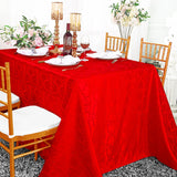 Versailles Damask Jacquard Polyester Rectangular Tablecloth