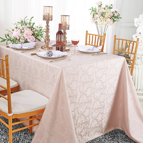 Versailles Chopin Damask Rectangular Tablecloth