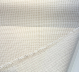Sunbrella Houndstooth Ivory Solution-Dyed Acrylic Fabric - Houndstooth, Ivory, 54" Width (1 Yard)