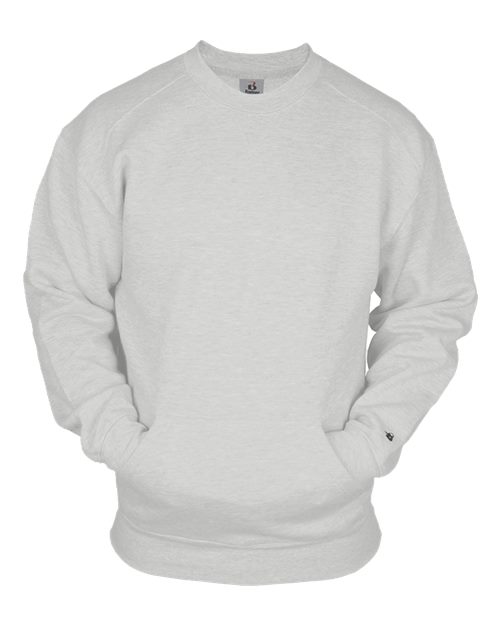 Badger Unisex Pocket Crewneck Sweatshirt