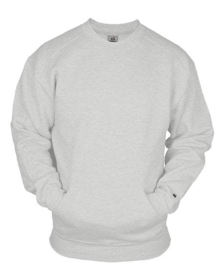 Badger Unisex Pocket Crewneck Sweatshirt