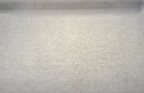 Belgian Linen Sheer Taupe Curtain Drapery Fabric - Taupe Sheer Weave, 57" Width (1 Yard)