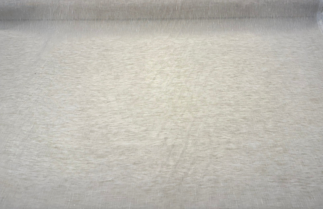 Belgian Linen Sheer Taupe Curtain Drapery Fabric - Taupe Sheer Weave, 57" Width (1 Yard)