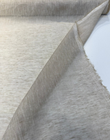 Belgian Linen Sheer Driftwood Beige Curtain Drapery Fabric - Driftwood Beige, Sheer Open Weave, 59" Width (By The Yard)