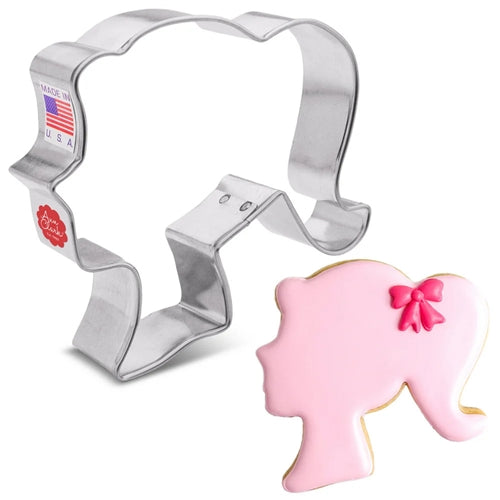 Cookie Cutter Doll Head - 4" - 8544A