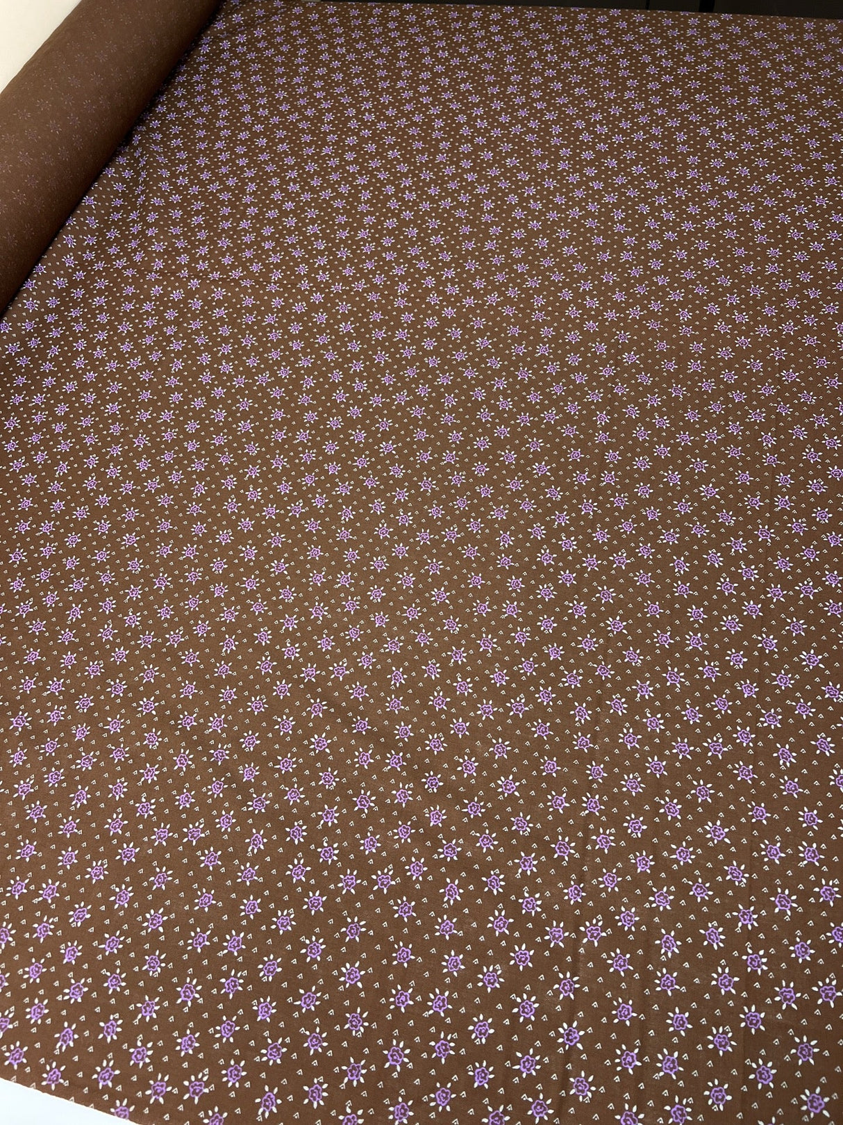 Wool Floral Printed Fabric