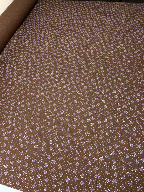 Wool Floral Printed Fabric