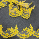Beaded Corded Lace Trim