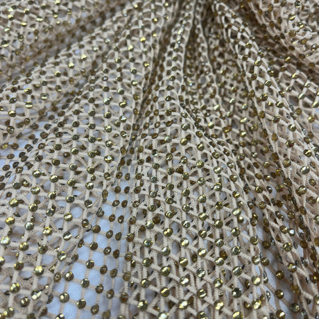 Diamond Fishnet 4-Way Stretch Fabric