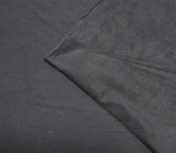 Cotton Spandex Fleece Knit Black