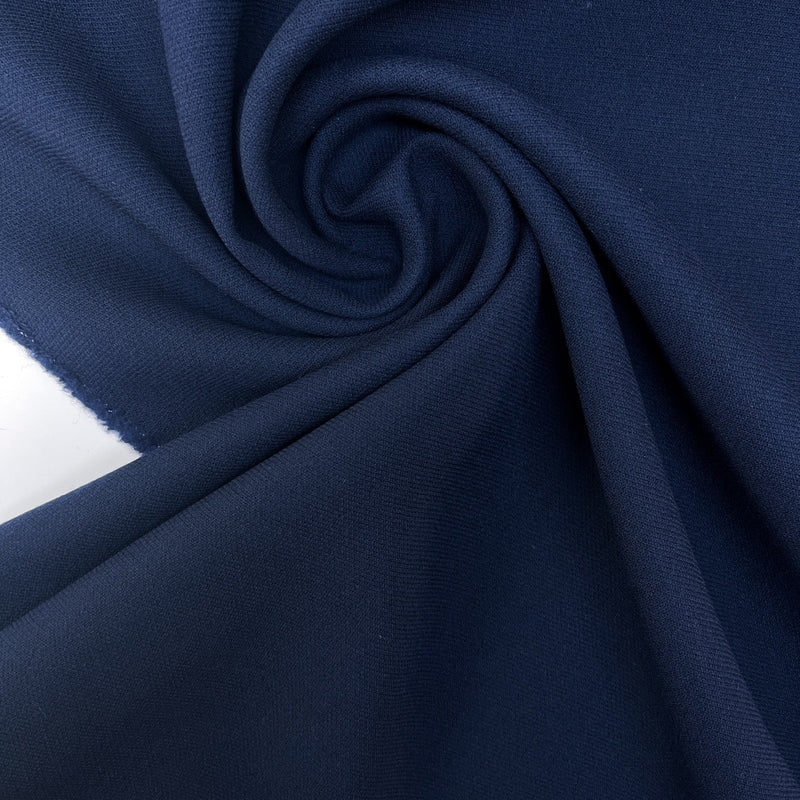 Blue Wool Crepe