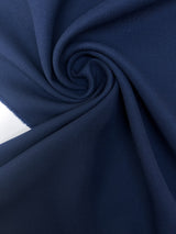 Blue Wool Crepe