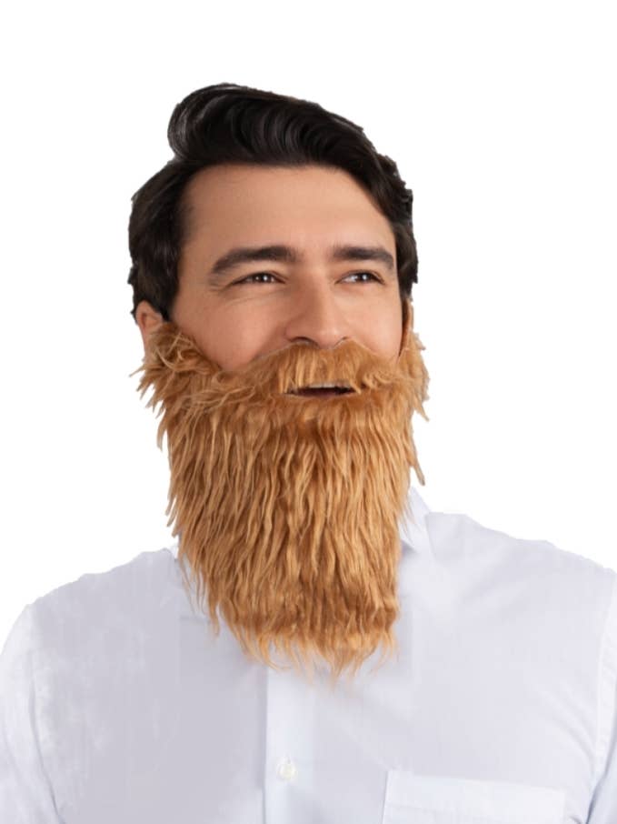 10'' Beard with Mustache - Adults