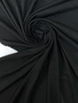 Black Polyester Knitted Fabric