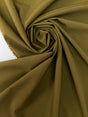 Brown Wool Blend Woven Fabric