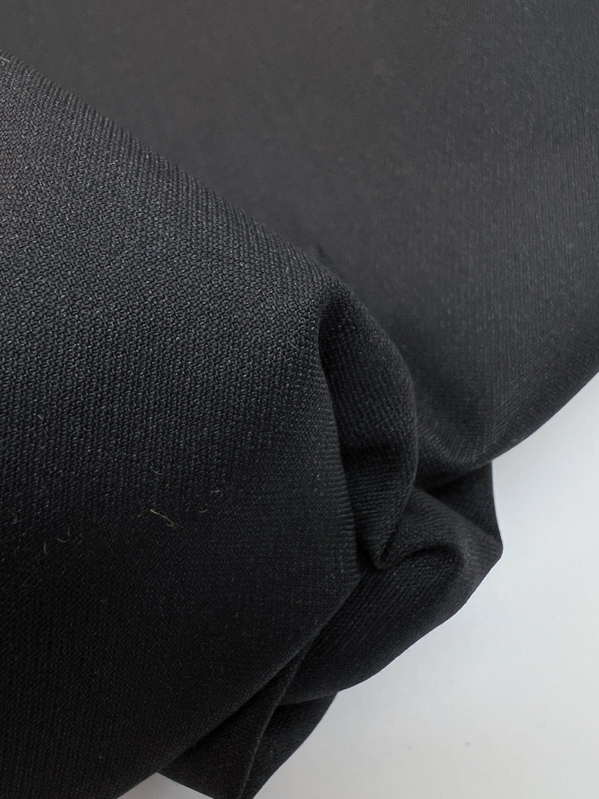 Italian Wool Twill Blue Black