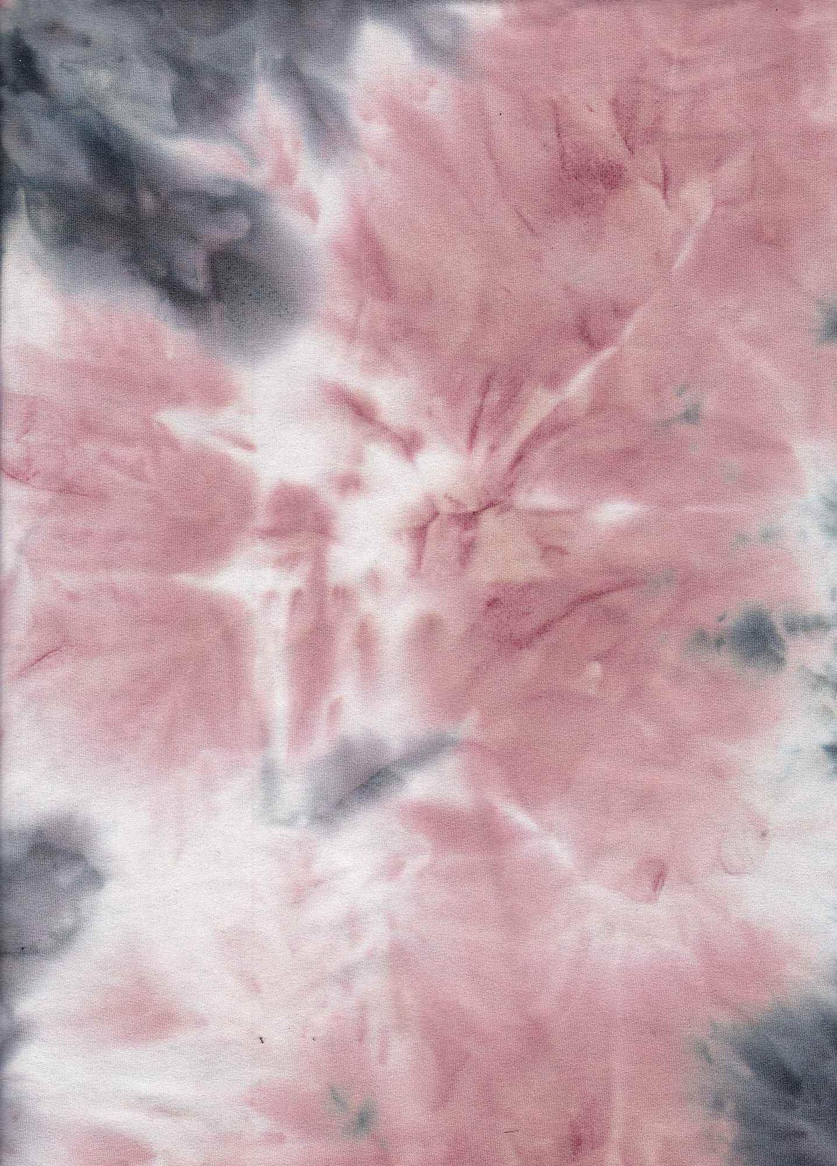 1 Yard Brushed DTY Tie-Dye Knit Fabric 170 GSM, 58/60? Wide Polyester Spandex Blend