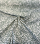 Sunbrella Eberly Jewel Acrylic Fabric - Green Vine Pattern, Railroaded, 54" Width (1 Yard)