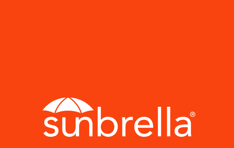 Sunbrella Alaxi Bel Air Nightfall Sunbrella Acrylic Fabric - Navy Blue, Textured White Horizontal Stripes, 54" Width (By The Yard)