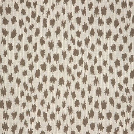 Sunbrella Agra Pebble Acrylic Fabric - Pebble, Ikat-Inspired Animal Motif, 54" Width (1 Yard)