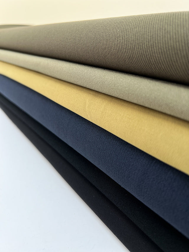 Polyamide Elastane Stretch Fabric Green Blue Shades