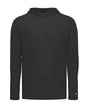 Badger Men's Tri-Blend Surplice Hooded Long Sleeve T-Shirt