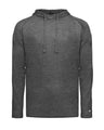 Badger Men's Tri-Blend Surplice Hooded Long Sleeve T-Shirt