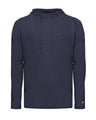 Badger Men's Tri-Blend Surplice Hooded Long Sleeve T-Shirt