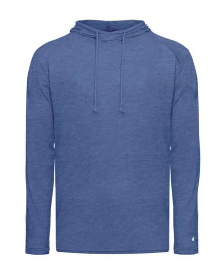 Tri-Blend Surplice Hooded Long Sleeve T-Shirt