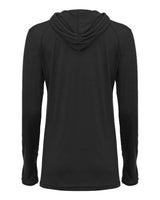 Women's Tri-Blend Surplice Long Sleeve Hooded T-Shirt