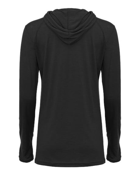 Women's Tri-Blend Surplice Long Sleeve Hooded T-Shirt