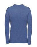 Women's Tri-Blend Surplice Long Sleeve Hooded T-Shirt